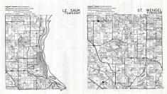 Le Sauk and St. Wendel Townships, Sartell, Collegeville, Stearns County 1963